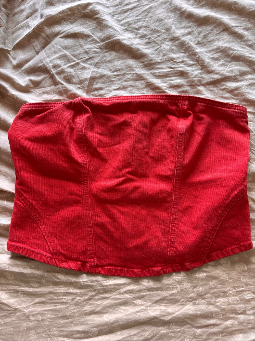 Universal Thread Bright Red Strapless Tube Top